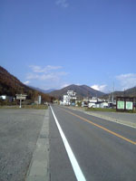 国道を抜けて峠へっ。。。