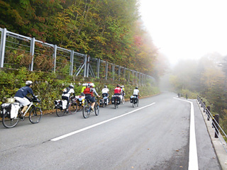 大学の自転車サークルのみなさん