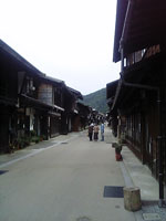 奈良井の宿場街はひっそり。。。
