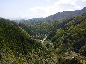 志賀坂峠の見晴らしポイント