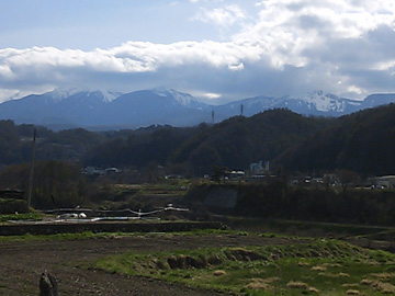 八ヶ岳が見えてきました