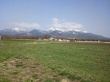 八ヶ岳を後に