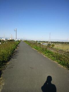 快晴の荒川